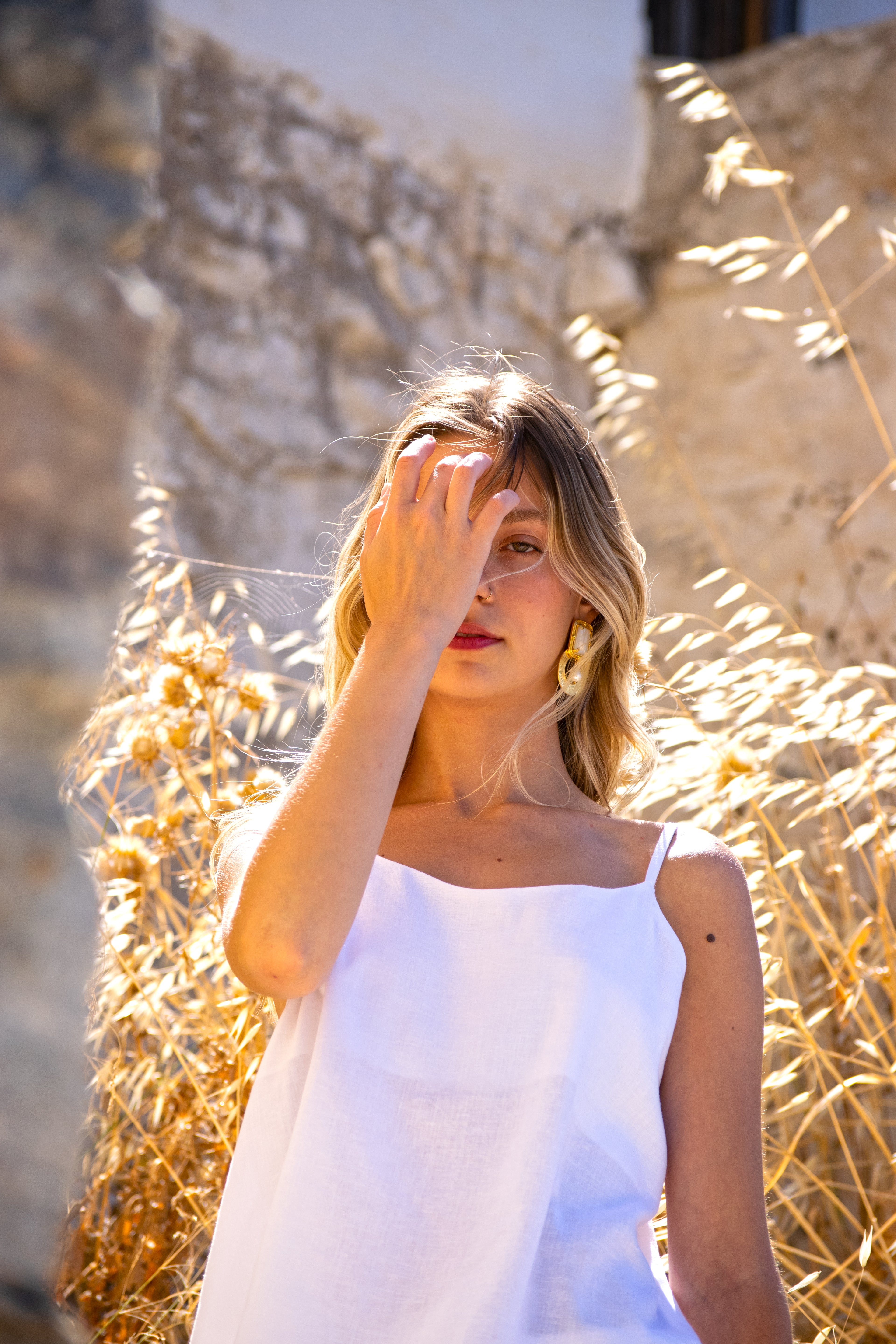 Sleep-to-Seaside Set | Off White Linen
