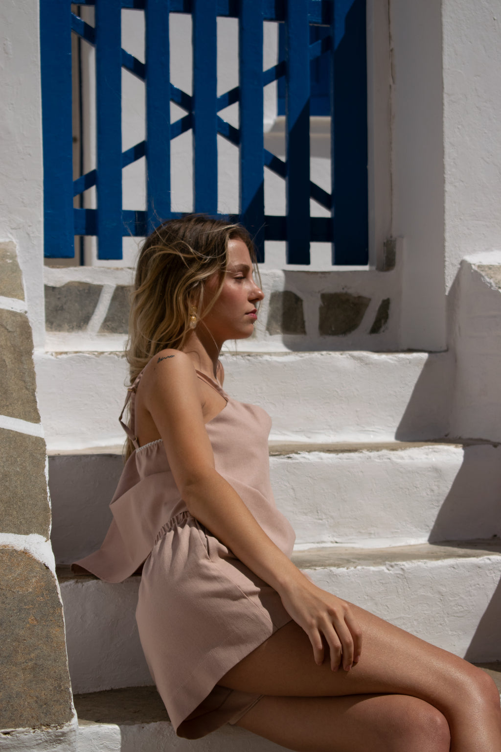 Sleep-to-Seaside Set | Rose Sand Linen