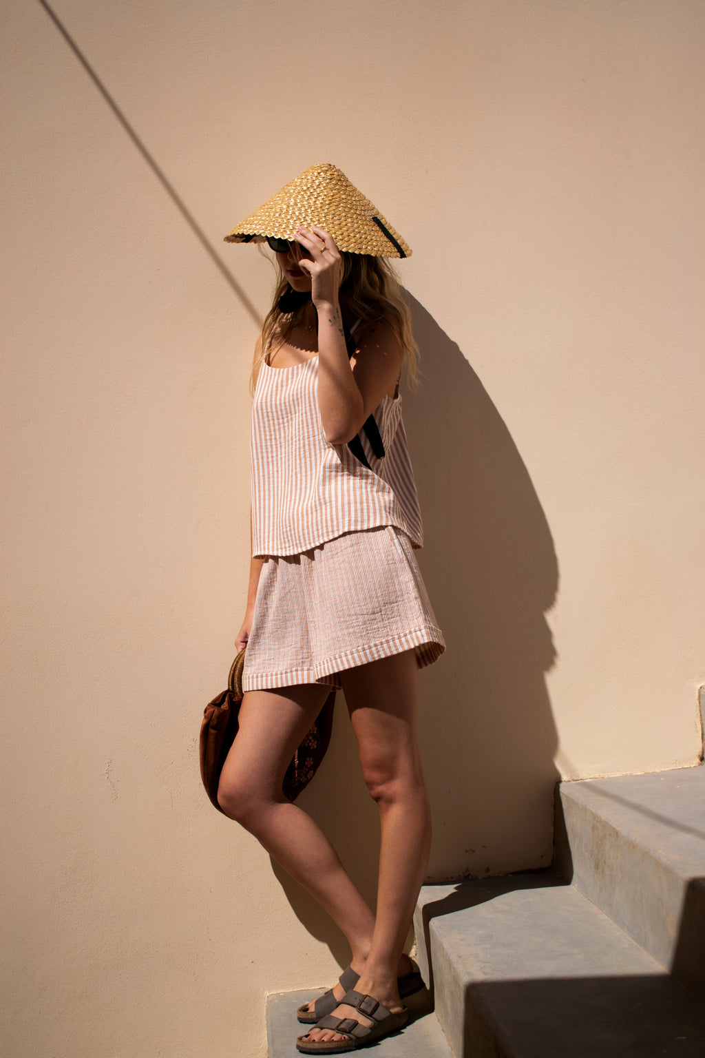 Sleep-to-Seaside Set | Blush Stripe